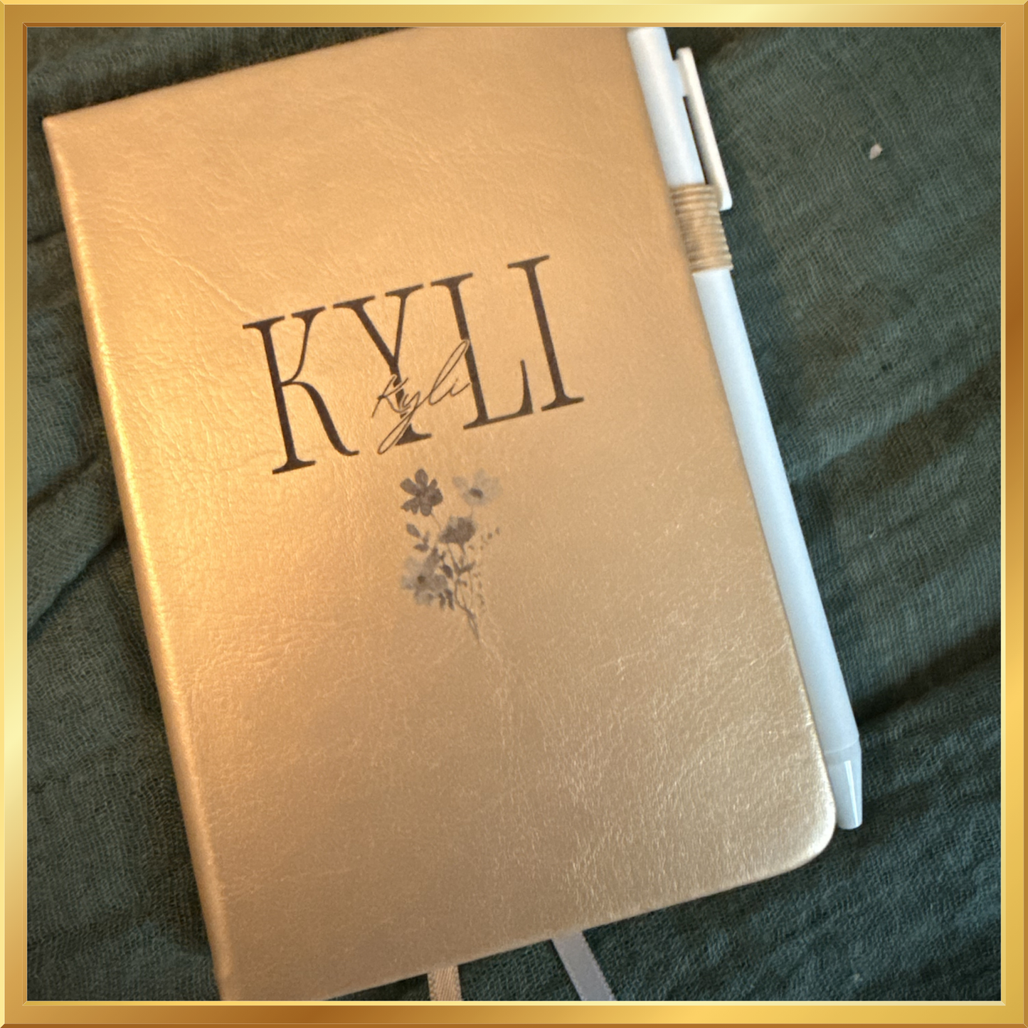 Engraved Notebook